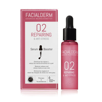 FACIALDERM Serum Booster 02 Reparador y Antiestrés 30ml-1
