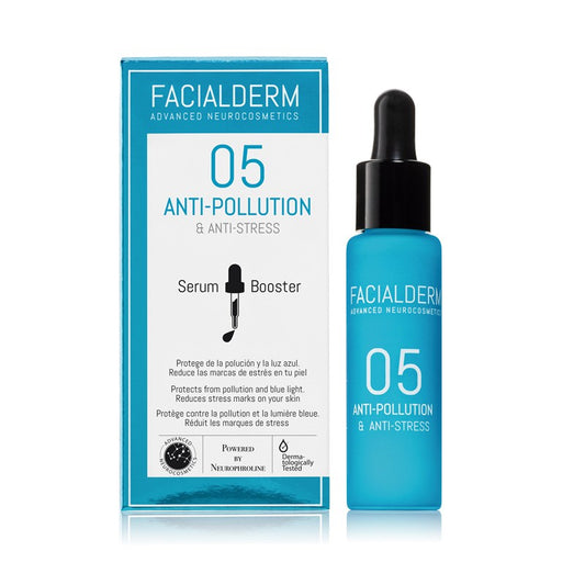 FACIALDERM Serum Booster 05 Antipolución y Antiestrés 30ml-1