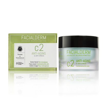 FACIALDERM Crema C2 Antiedad y Antiestrés para Piel Mixta y Grasa 50ml-1