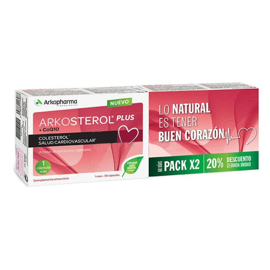 ARKOSTEROL Plus CoQ10 DUPLO 2x30 Gélules