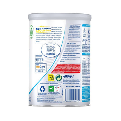 NAN Expert Pro Lait Sans Lactose AL110 400g