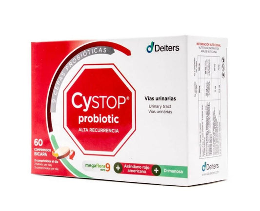 CYSTOP Probiotique Haute Récidive Voies Urinaires 60 Comprimés
