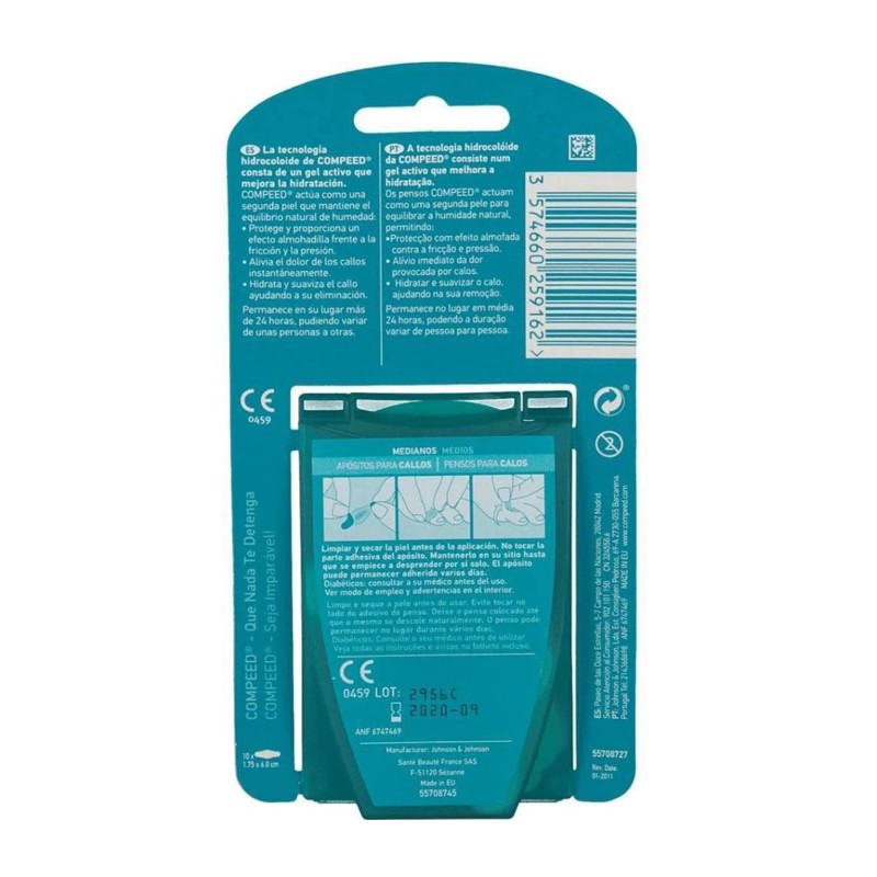 COMPEED Callos Medianos 10 Apósitos-2