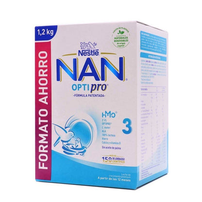NAN OPTIPRO 3 Leche de Crecimiento en Polvo 1200gr FORMATO AHORRO-1