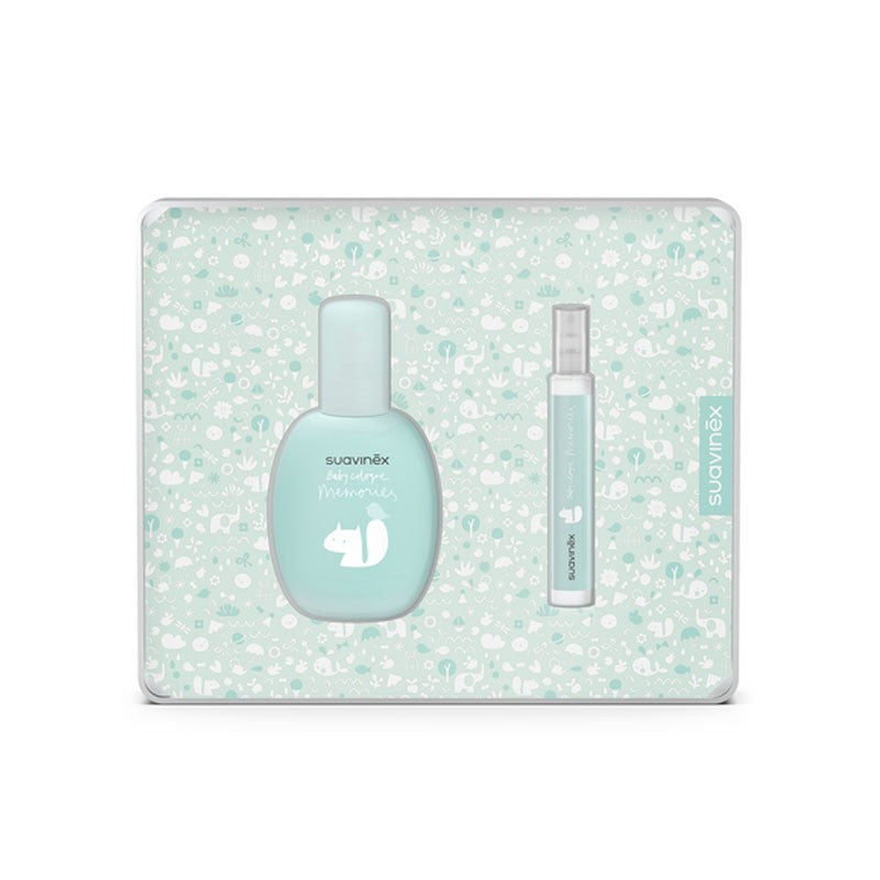 SUAVINEX Memories Chest Étui en métal avec eau de Cologne pour enfants 100+15 ml