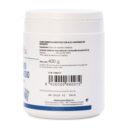 Ana María Lajusticia Cloruro de Magnesio 400 g