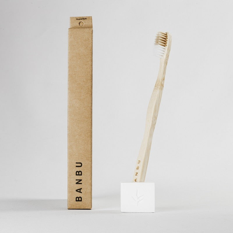 BANBU Cepillo de Dientes de Bambú Suave Natural-4
