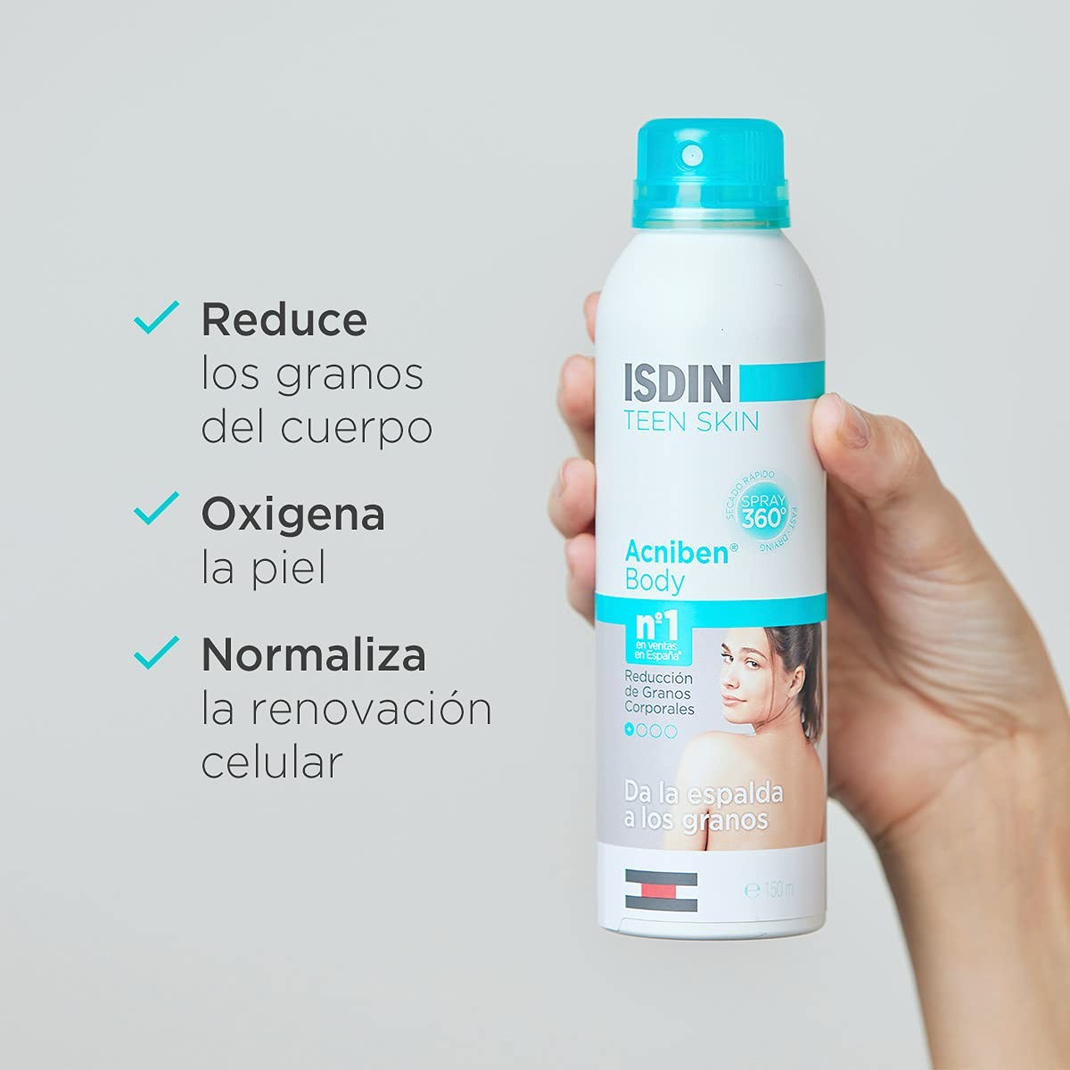 ISDIN Acniben Body Spray Reductor de Granos Corporales 150ml-7