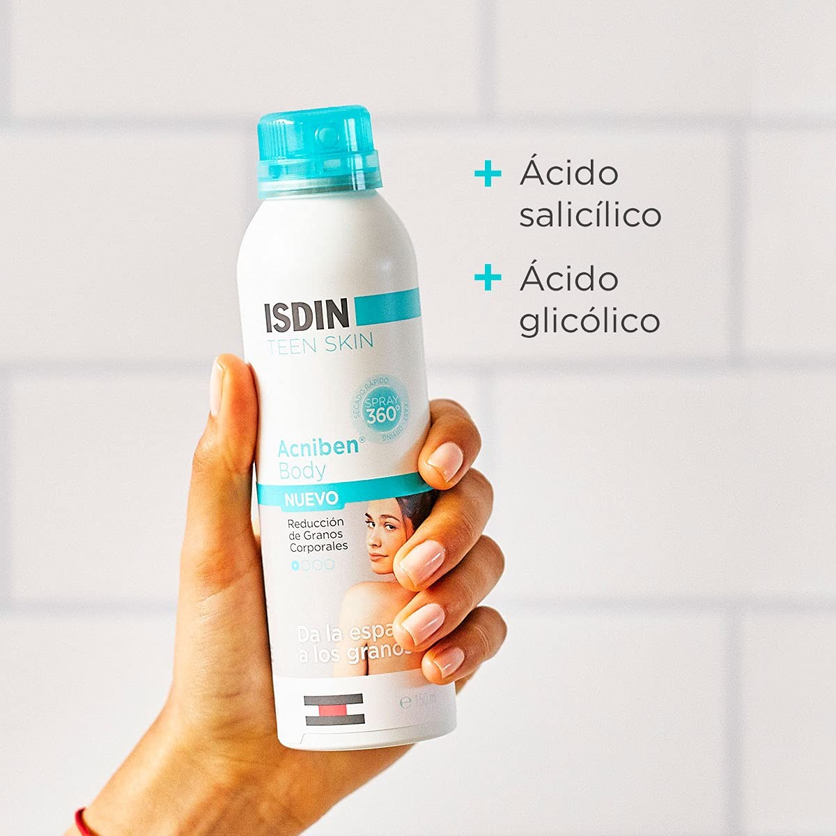ISDIN Acniben Body Spray Reductor de Granos Corporales 150ml-9