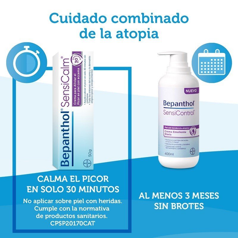 BEPANTHOL SensiControl Crema Emoliente diaria 400ml + BEPANTHOL SensiCalm Crema 50gr-2