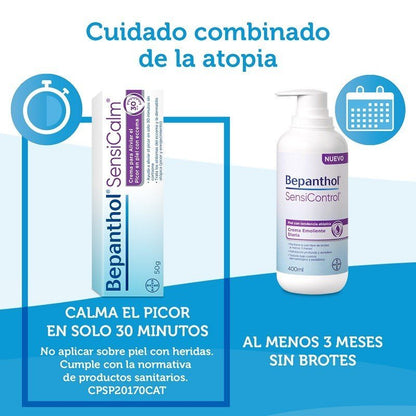BEPANTHOL SensiControl Crema Emoliente diaria 400ml + BEPANTHOL SensiCalm Crema 50gr-2