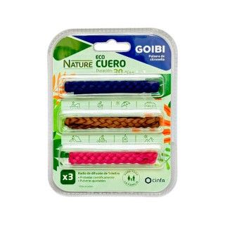Goibi Puls Citron Eco Cuero Pulseras Repelentes 3 uds-2