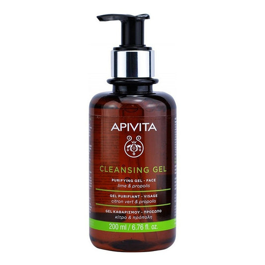 APIVITA Gel Limpiador Propóleo y Lima Piel Grasa y Mixta 200ml-1