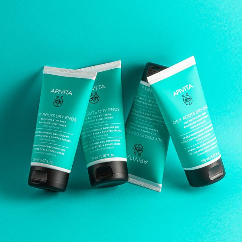 APIVITA Acondicionador Equilibrante para Raíz Grasa y Punta Seca 150ml-3