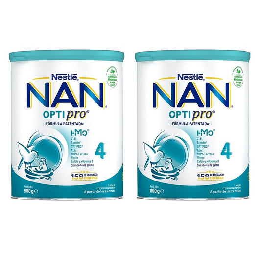NAN OPTIPRO 4 DUPLO Lait de Croissance 2x800g