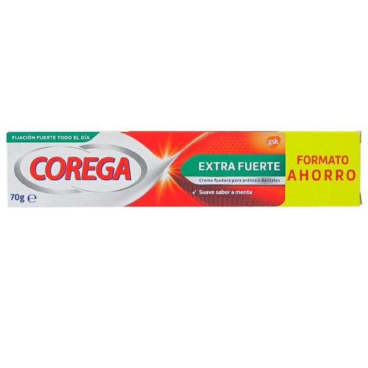 Corega Extra Fuerte Crema Fijadora 70g-1