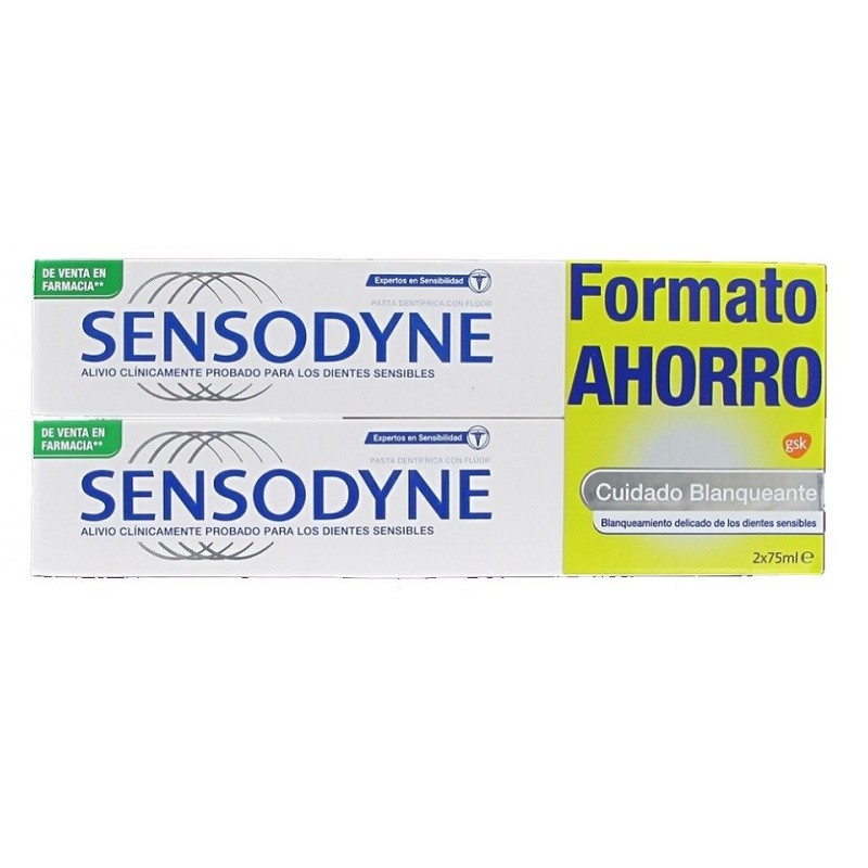 SENSODYNE Blanqueante Pasta de Dientes DUPLO 2x75ml-1