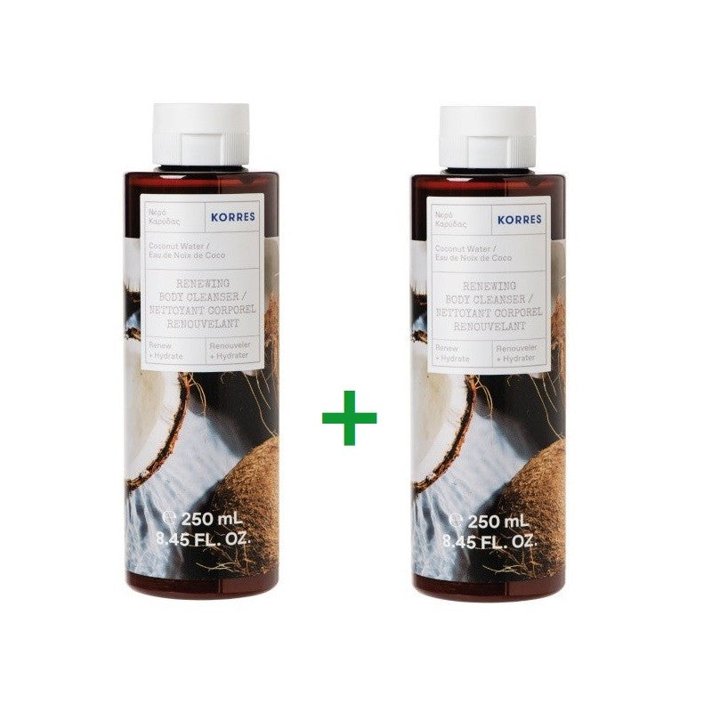 KORRES Gel de Ducha Agua de Coco DUPLO 2x250ml-1