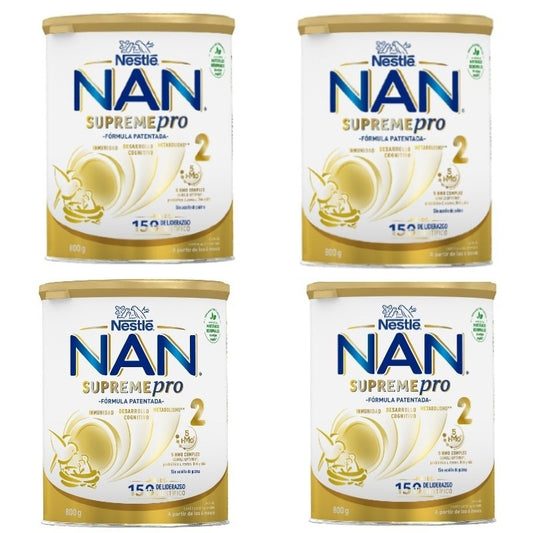NAN Pack Supreme Pro 2 Leche de Continuación en Polvo 4x800gr-1