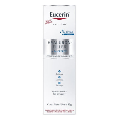 EUCERIN Hyaluron-Filler Contorno de Ojos spf15 15ml