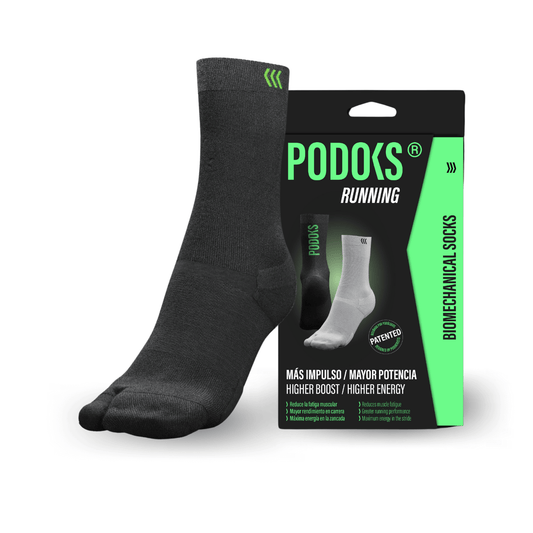 Podoks Biomechanical Running Socks H3 Pro Black TXL