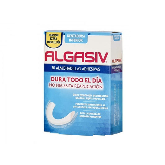 ALGASIV Almohadilla Inferior para Dentadura Postiza 30 unidades-1