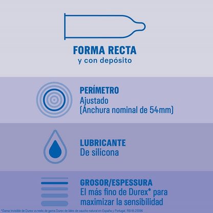 DUREX Preservativos Invisibles Súper Finos 24 unidades-4