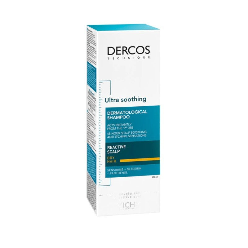 VICHY Dercos Champú Ultracalmante Cabello Seco 200ml-2