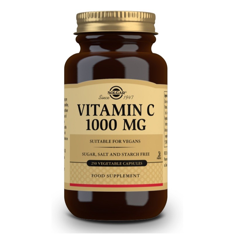 SOLGAR Vitamina C 1000mg 250 Cápsulas Vegetales-1