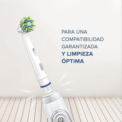 ORAL-B CrossAction Recambio Cepillo de Dientes Eléctrico con CleanMaximiser 9 Cabezales-4