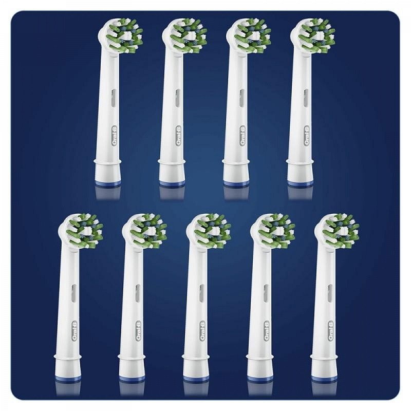 ORAL-B CrossAction Recambio Cepillo de Dientes Eléctrico con CleanMaximiser 9 Cabezales-2