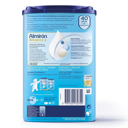 ALMIRÓN Advance 2 con Pronutra Leche de Continuación 800gr NUEVA FÓRMULA-3