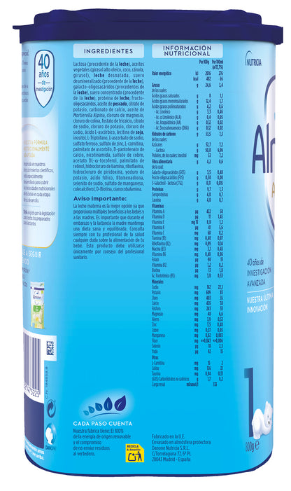 ALMIRÓN Advance 1 con Pronutra Leche para Lactantes 800gr NUEVA FÓRMULA-5