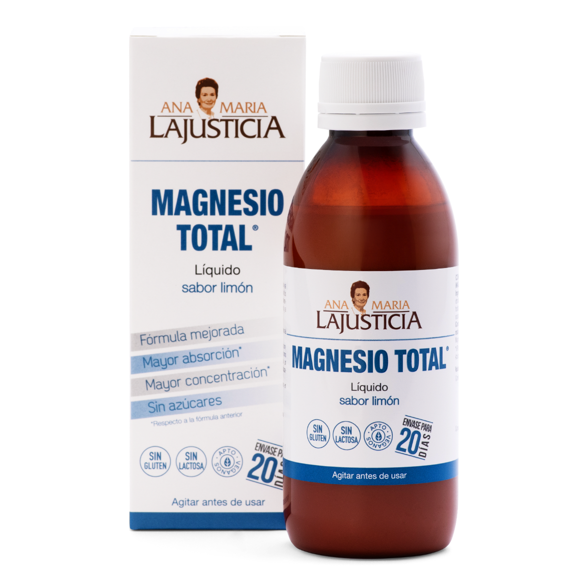 Ana María Lajusticia Total Magnesium Liquid Zitronengeschmack 200ml