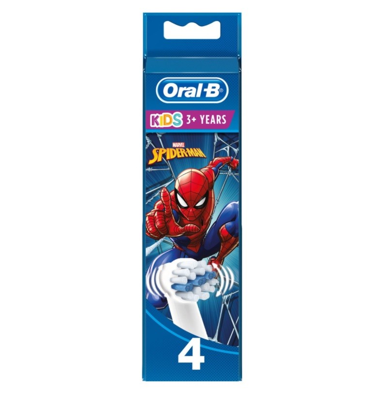 ORAL-B Kids Recambios Cepillo Eléctrico Spiderman 4 Cabezales-7
