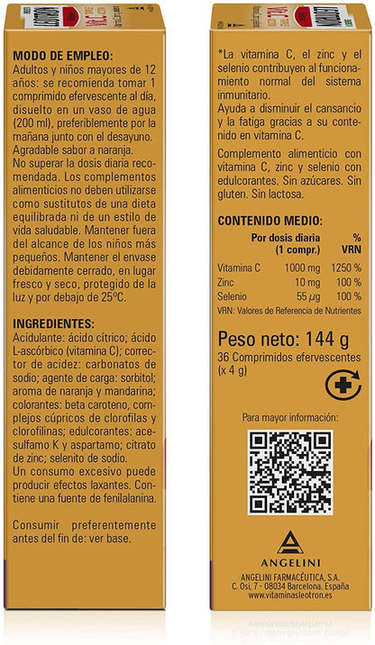 LEOTRON Vitamina C 36 comprimidos + 18 GRATIS-3