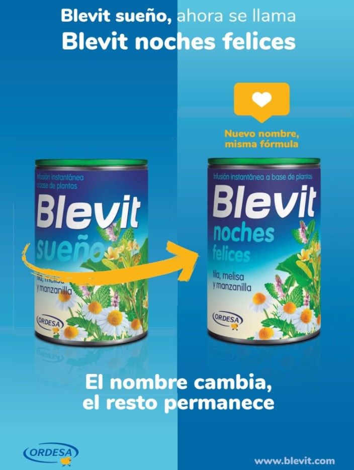 BLEVIT Sueño Infusión Instantánea "Noches Felices" 150g-2
