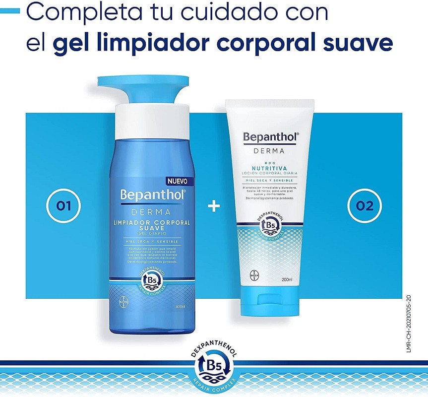 BEPANTHOL Derma Loción Corporal Nutritiva Diaria 400ml-6