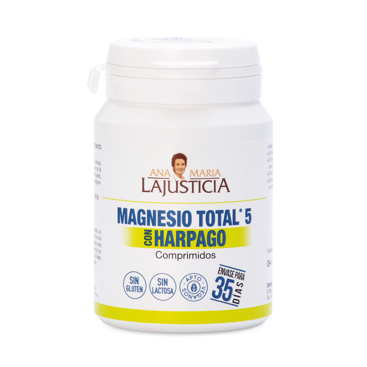 ANA MARÍA LAJUSTICIA Magnésium total 5 avec Harpago 70 Comprimés