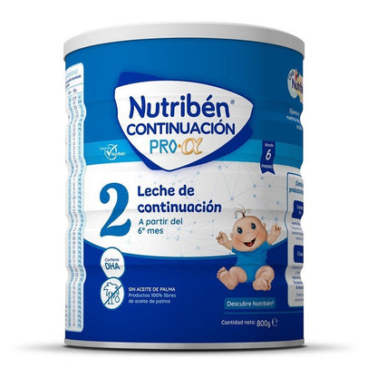 NUTRIBÉN Continuación Pro Alfa 2 Leche de Continuación Pack 3x800gr ES