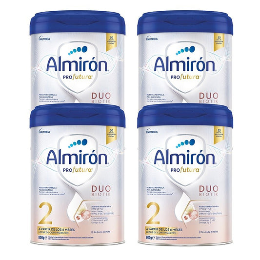ALMIRÓN 2 Profutura Lait de Suite Duobiotik Pack 4x800g