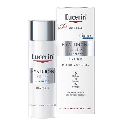 EUCERIN Hyaluron-Filler Día SPF15 Piel Normal y Mixta 50ml-1