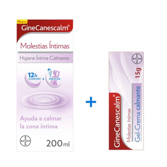 GineCanescalm 200 ml + GinecanesGel-Crème 15 g PACK ÉCONOMIQUE