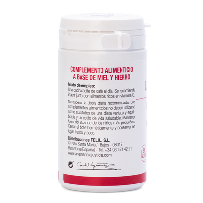 Ana María Lajusticia Hierro Con Miel 135g