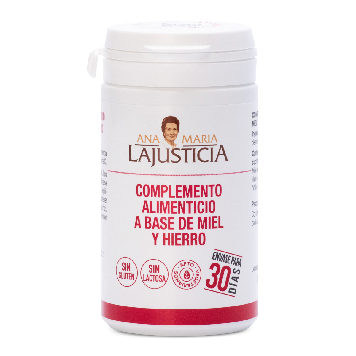 Ana María Lajusticia Hierro Con Miel 135g