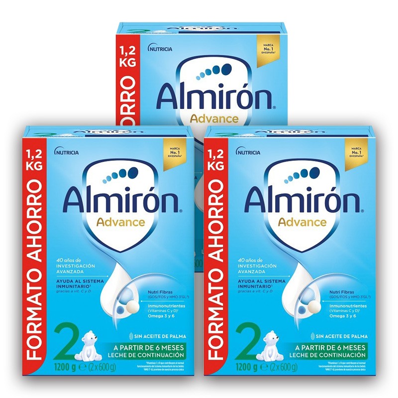 ALMIRÓN Advance 2 con Pronutra Leche de Continuación Pack 3x1200gr-1