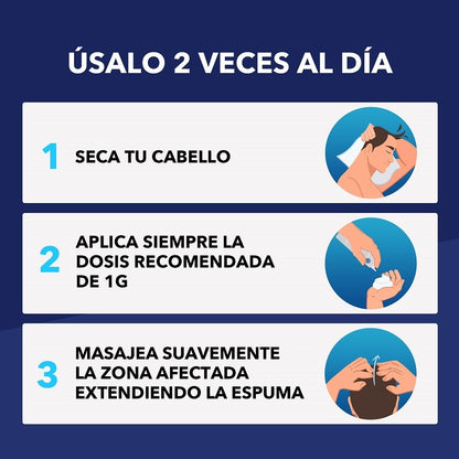 REGAINE 50mg/g Espuma Cutánea Anticaída 3x60g-6