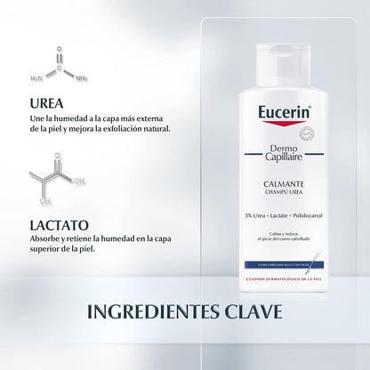 EUCERIN Champú Urea Dermo Capillaire Cabello Seco 250ml-4