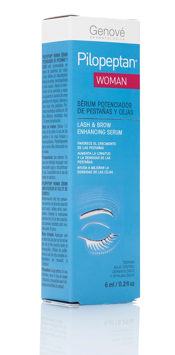 PILOPEPTAN Woman Sérum Potenciador de Pestañas y Cejas 6ml