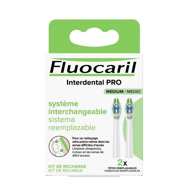 FLUOCARIL Interdental PRO Medio Recambios 2 Cabezales-1